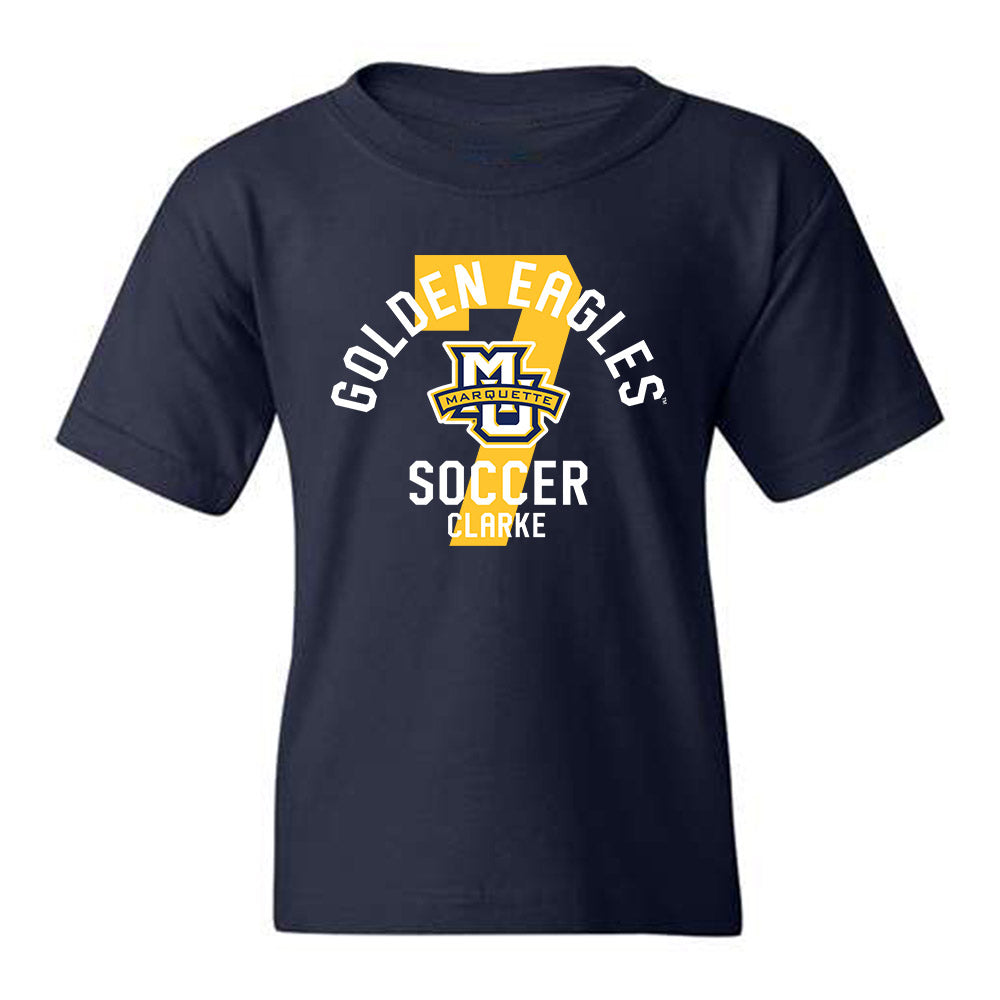 Marquette - NCAA Women's Soccer : Kiara Clarke - Classic Fashion Shersey Youth T-Shirt