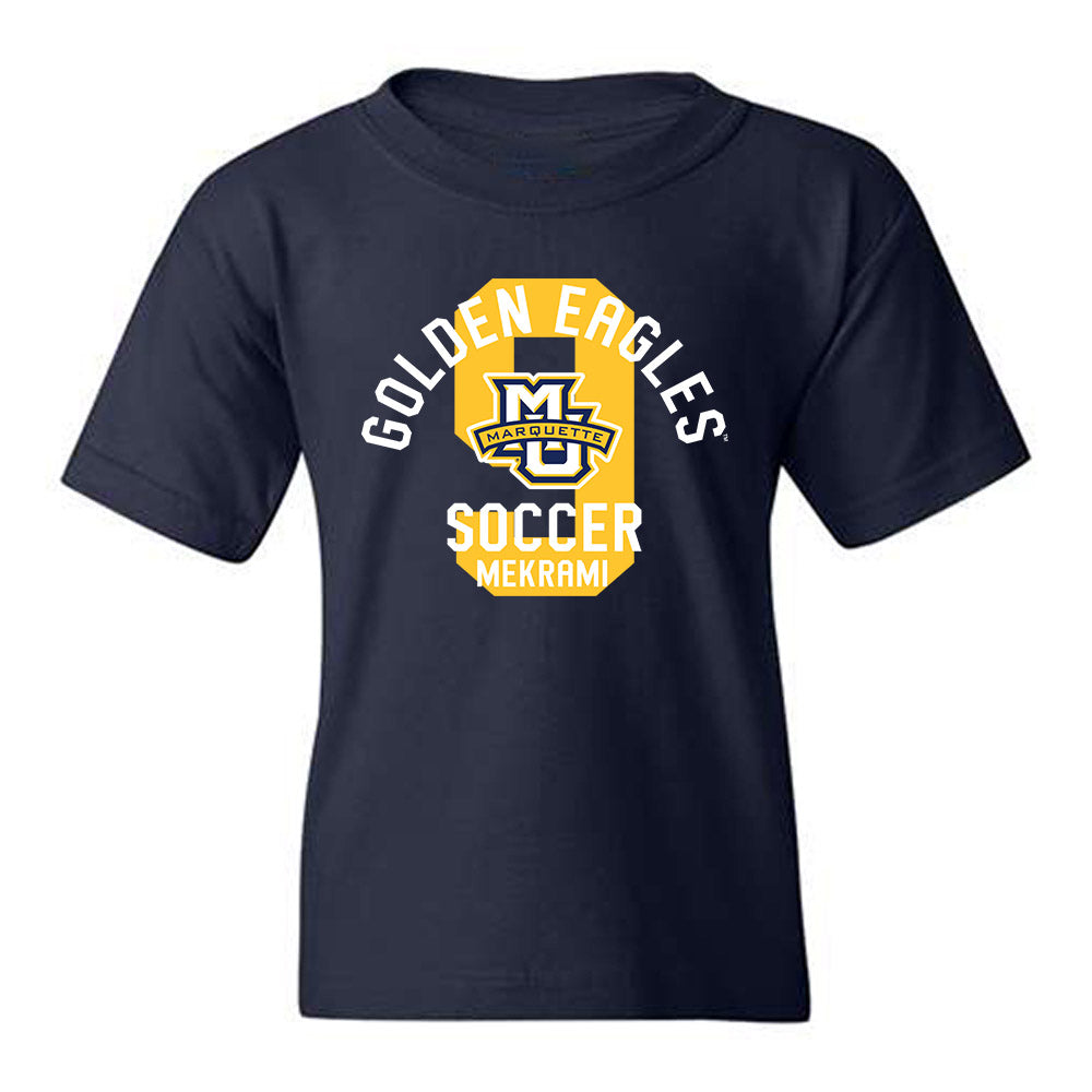 Marquette - NCAA Men's Soccer : Adam Mekrami - Classic Fashion Shersey Youth T-Shirt-0