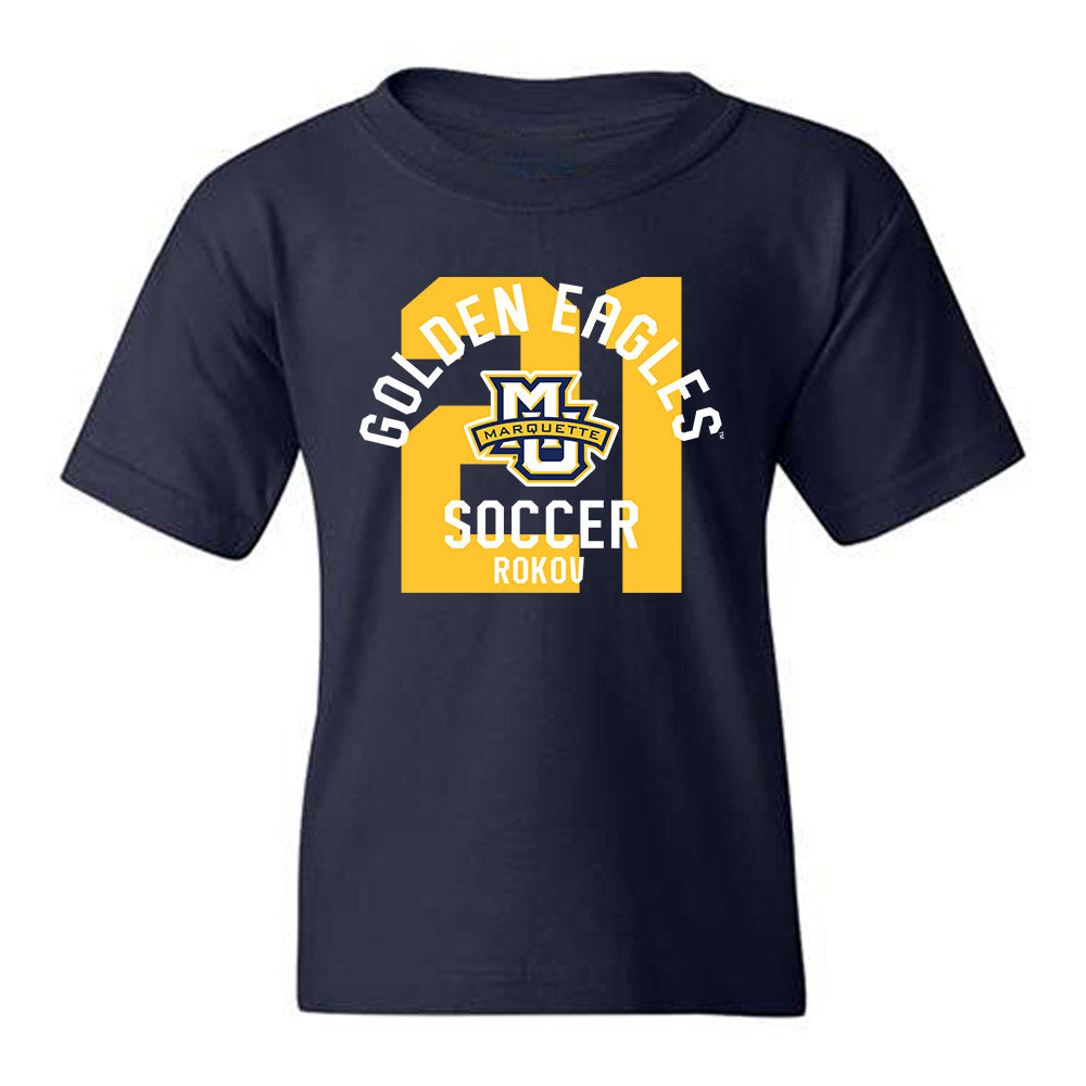 Marquette - NCAA Men's Soccer : Gabriel Rokov - Classic Fashion Shersey Youth T-Shirt-0