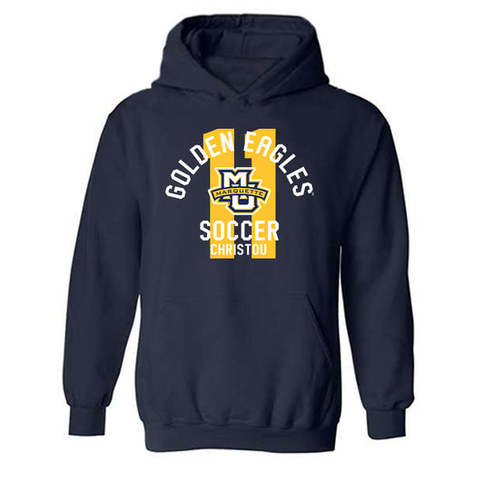 Marquette - NCAA Men's Soccer : Andreas Christou - Classic Fashion Shersey Hooded Sweatshirt