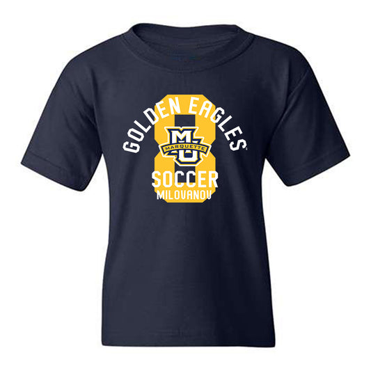 Marquette - NCAA Men's Soccer : Justin Milovanov - Classic Fashion Shersey Youth T-Shirt-0