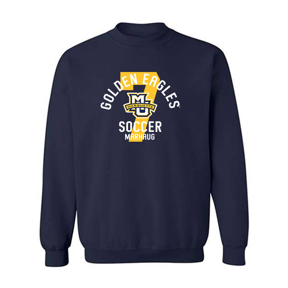 Marquette - NCAA Women's Soccer : Ida Marhaug - Classic Fashion Shersey Crewneck Sweatshirt-0