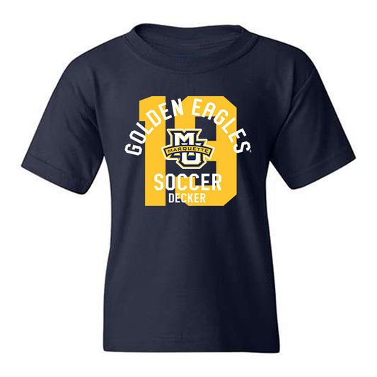 Marquette - NCAA Women's Soccer : Meg Decker - Classic Fashion Shersey Youth T-Shirt-0