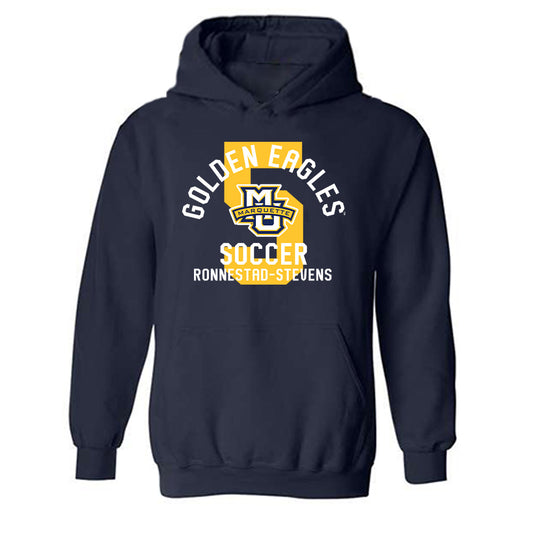 Marquette - NCAA Men's Soccer : Tristan Ronnestad-Stevens - Classic Fashion Shersey Hooded Sweatshirt-0