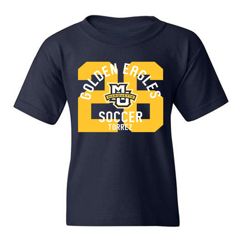 Marquette - NCAA Men's Soccer : Hudson Torrez - Classic Fashion Shersey Youth T-Shirt-0