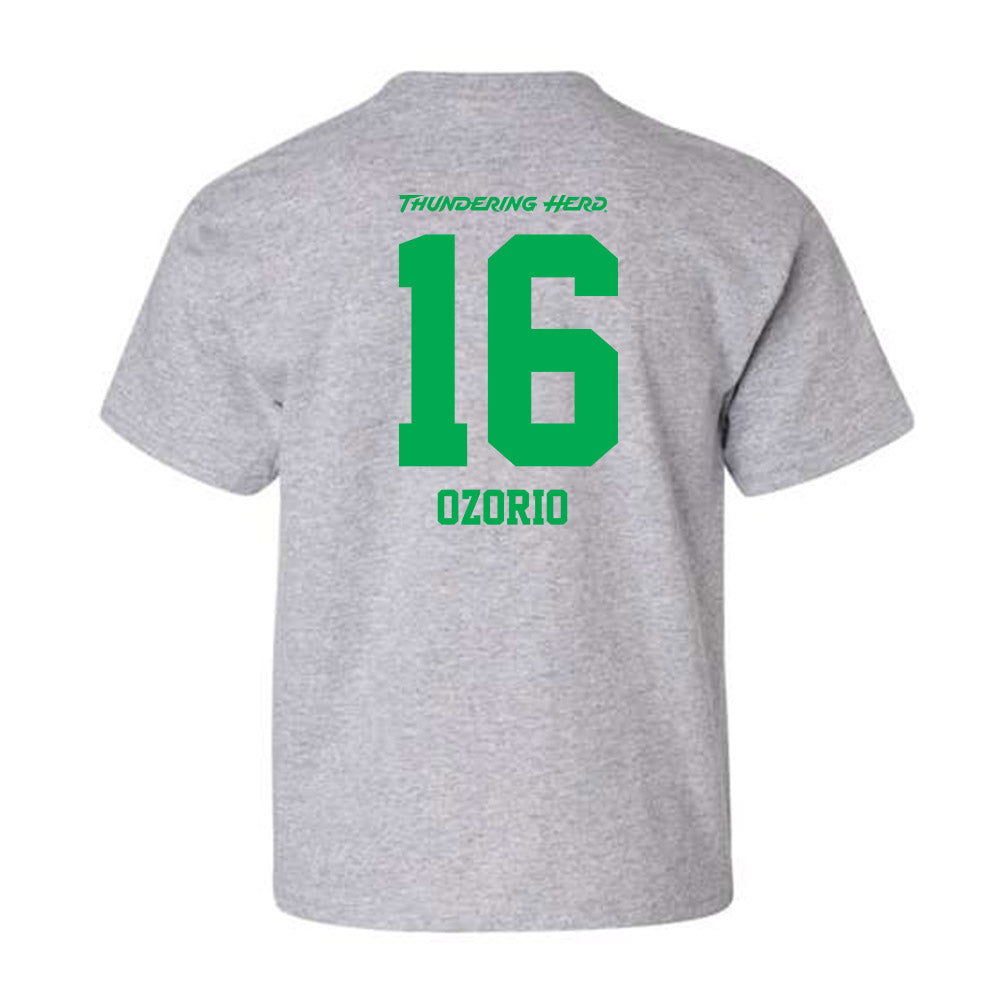 Marshall - NCAA Women's Soccer : Larissa Ozorio - Sport Grey Youth T-Shirt