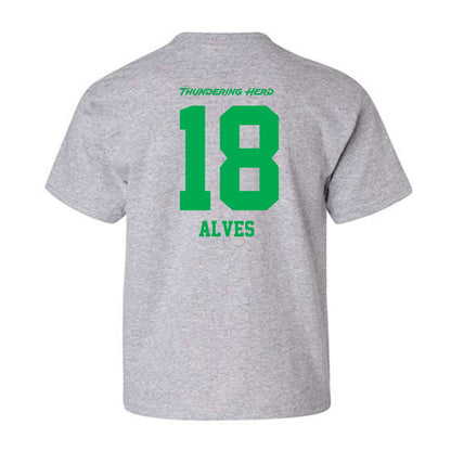 Marshall - NCAA Women's Soccer : Marcella Alves - Youth T-Shirt-1
