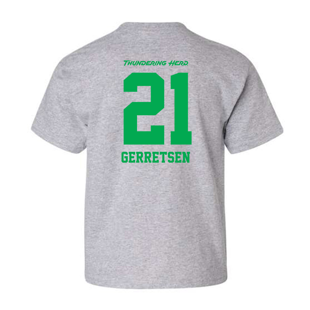 Marshall - NCAA Women's Soccer : Abigail Gerretsen - Youth T-Shirt