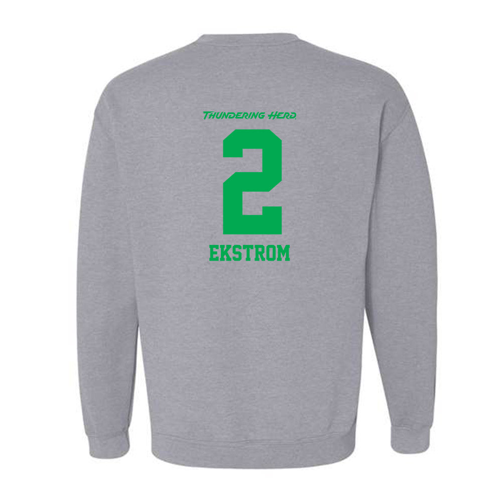 Marshall - NCAA Women's Soccer : Kajsa Ekstrom - Crewneck Sweatshirt