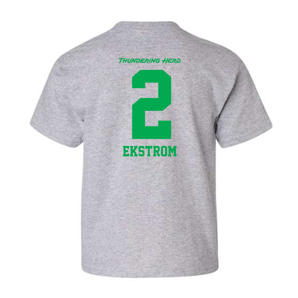 Marshall - NCAA Women's Soccer : Kajsa Ekstrom - Youth T-Shirt