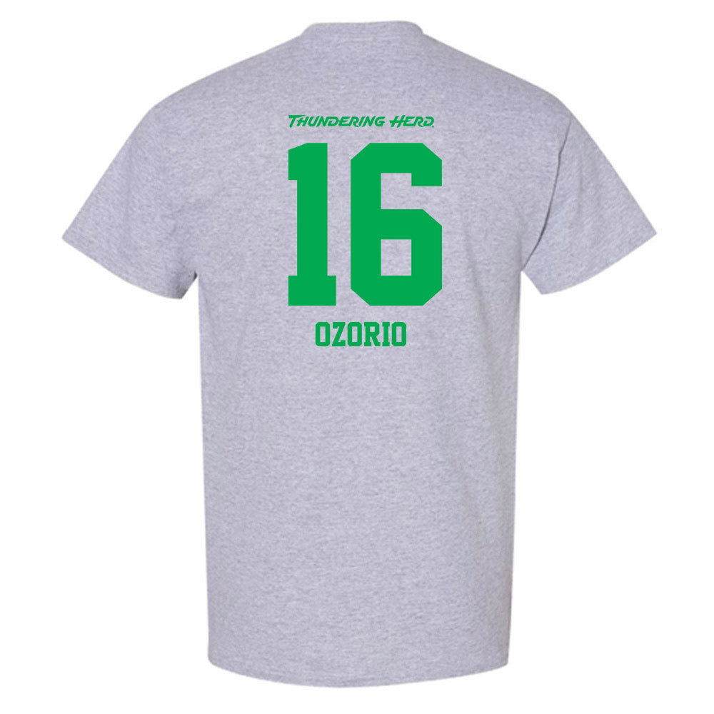 Marshall - NCAA Women's Soccer : Larissa Ozorio - Sport Grey T-Shirt