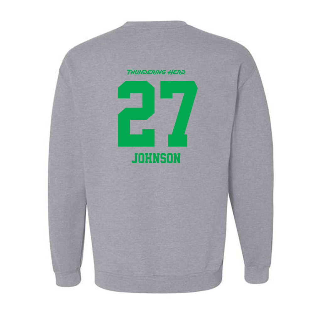 Marshall - NCAA Women's Soccer : Ruby Johnson - Crewneck Sweatshirt-1