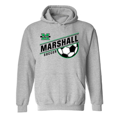 Marshall - NCAA Women's Soccer : Larissa Ozorio - Sport Grey Hooded Sweatshirt