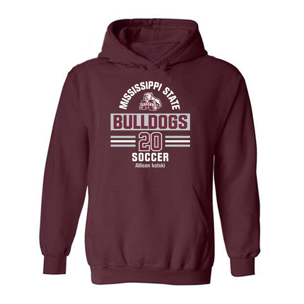 Mississippi State - NCAA Women's Soccer : Allison kolski - Classic Fashion Shersey Hooded Sweatshirt