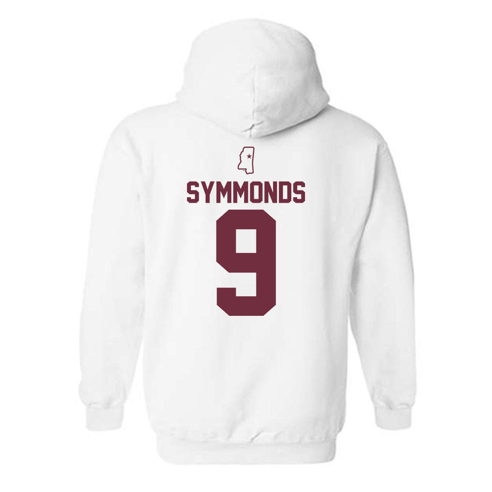 Mississippi State - NCAA Women's Soccer : Adia Symmonds - Replica Shersey Hooded Sweatshirt-1
