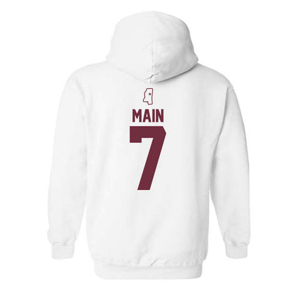 Mississippi State - NCAA Women's Soccer : Zoe Main - Replica Shersey Hooded Sweatshirt-1