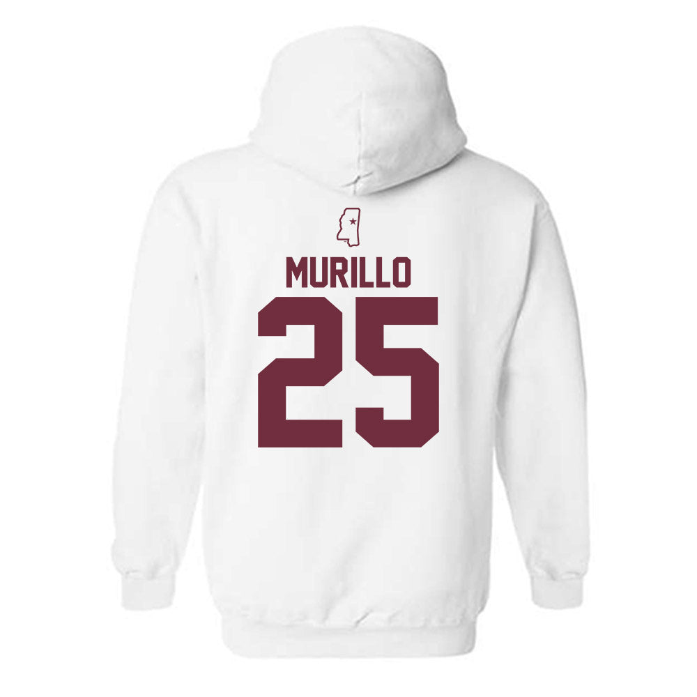 Mississippi State - NCAA Women's Soccer : Laila Murillo - Replica Shersey Hooded Sweatshirt-1