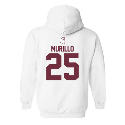 Mississippi State - NCAA Women's Soccer : Laila Murillo - Replica Shersey Hooded Sweatshirt-1