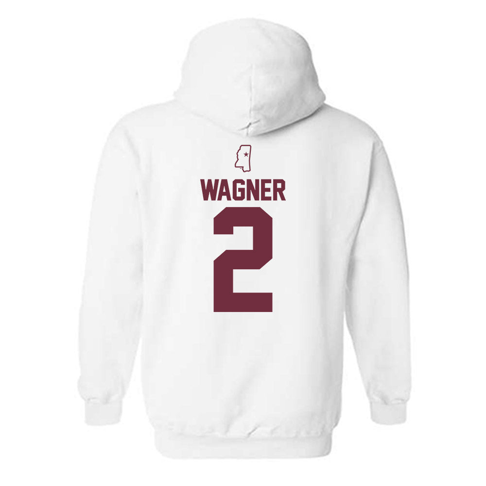 Mississippi State - NCAA Women's Soccer : Chelsea Wagner - Replica Shersey Hooded Sweatshirt-1