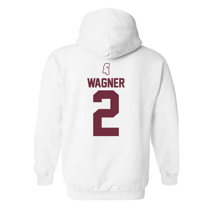 Mississippi State - NCAA Women's Soccer : Chelsea Wagner - Replica Shersey Hooded Sweatshirt-1
