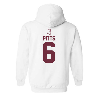 Mississippi State - NCAA Women's Soccer : Ellie Pitts - Replica Shersey Hooded Sweatshirt-1