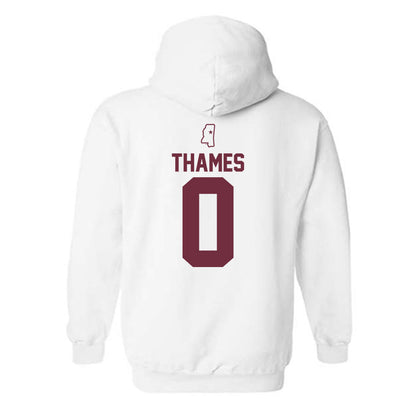 Mississippi State - NCAA Women's Soccer : Taylor Thames - Replica Shersey Hooded Sweatshirt-1