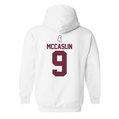 Mississippi State - NCAA Women's Soccer : Gabrielle Mccaslin - Replica Shersey Hooded Sweatshirt-1