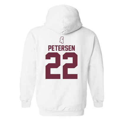Mississippi State - NCAA Women's Soccer : Ella Petersen - Replica Shersey Hooded Sweatshirt-1