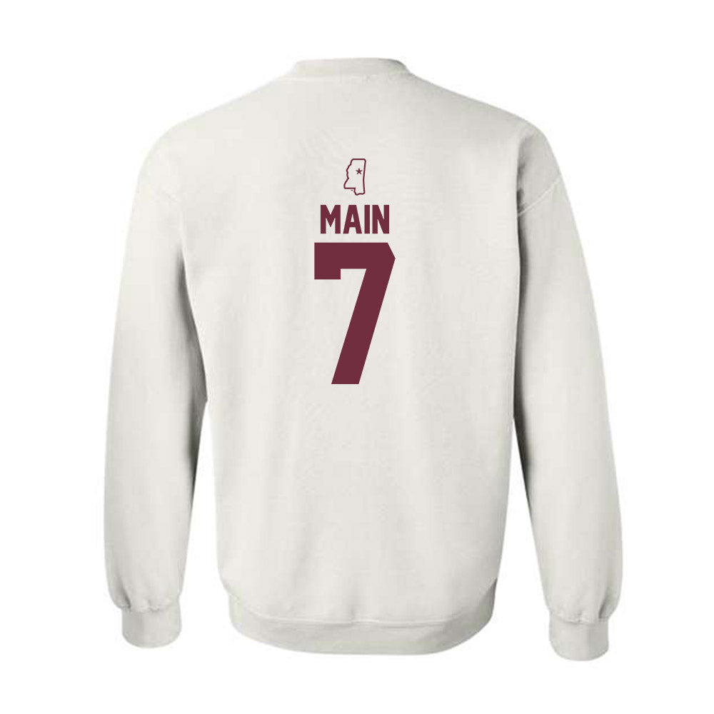 Mississippi State - NCAA Women's Soccer : Zoe Main - Replica Shersey Crewneck Sweatshirt-1