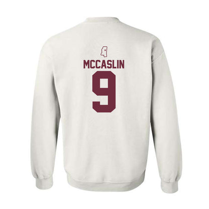 Mississippi State - NCAA Women's Soccer : Gabrielle Mccaslin - Replica Shersey Crewneck Sweatshirt-1