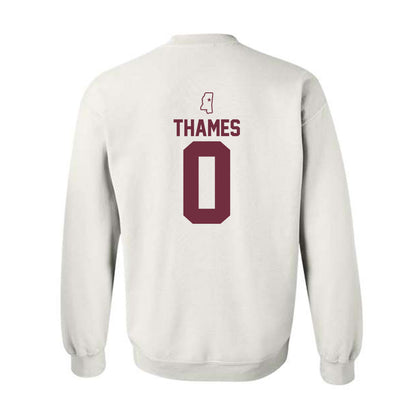 Mississippi State - NCAA Women's Soccer : Taylor Thames - Replica Shersey Crewneck Sweatshirt-1