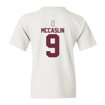 Mississippi State - NCAA Women's Soccer : Gabrielle Mccaslin - Replica Shersey Youth T-Shirt-1