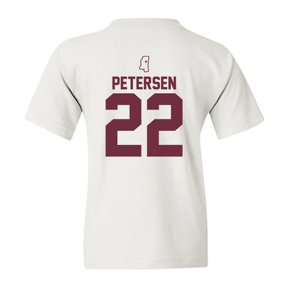 Mississippi State - NCAA Women's Soccer : Ella Petersen - Replica Shersey Youth T-Shirt-1