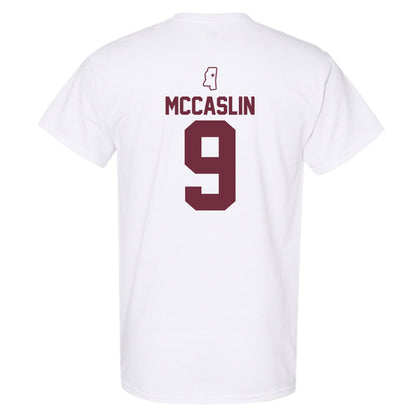 Mississippi State - NCAA Women's Soccer : Gabrielle Mccaslin - Replica Shersey T-Shirt-1