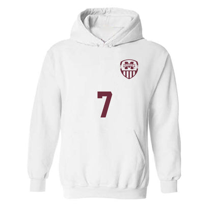 Mississippi State - NCAA Women's Soccer : Zoe Main - Replica Shersey Hooded Sweatshirt-0