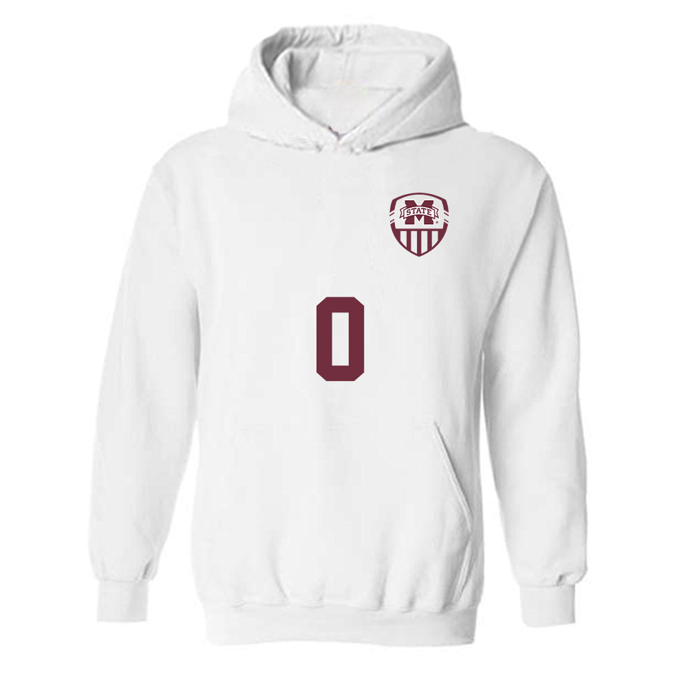 Mississippi State - NCAA Women's Soccer : Taylor Thames - Replica Shersey Hooded Sweatshirt-0