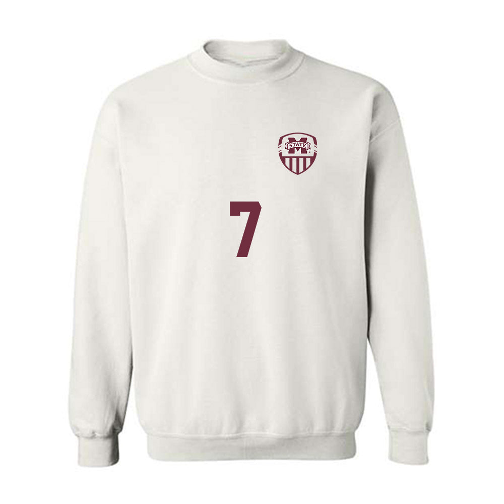 Mississippi State - NCAA Women's Soccer : Zoe Main - Replica Shersey Crewneck Sweatshirt-0