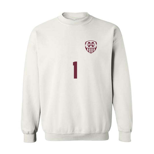 Mississippi State - NCAA Women's Soccer : Sarah Wommack - Replica Shersey Crewneck Sweatshirt-0