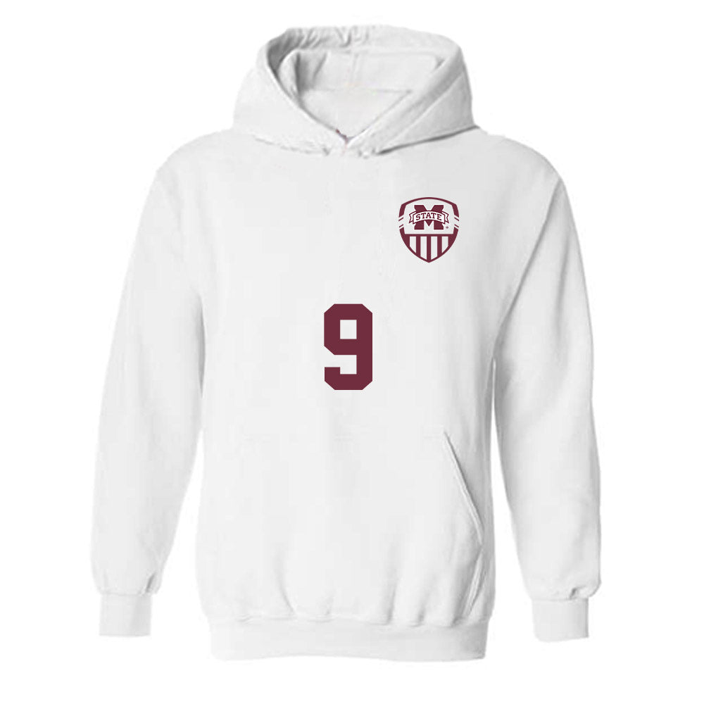 Mississippi State - NCAA Women's Soccer : Adia Symmonds - Replica Shersey Hooded Sweatshirt-0