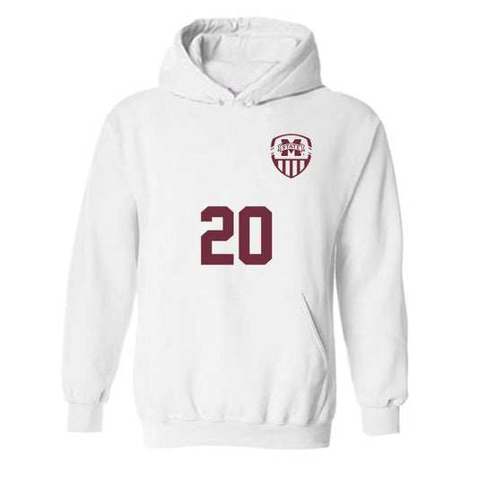 Mississippi State - NCAA Women's Soccer : Allison kolski - Replica Shersey Hooded Sweatshirt