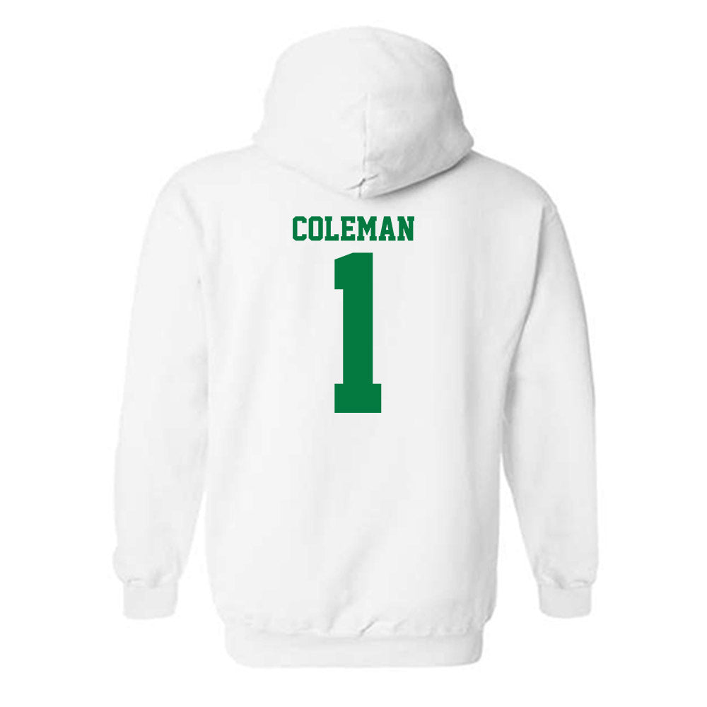 North Texas - NCAA Football : Miles Coleman - Classic Shersey Hooded Sweatshirt-1