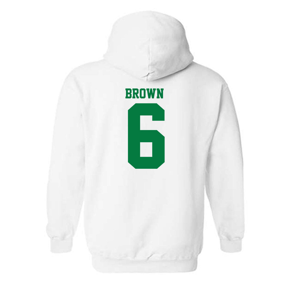 North Texas - NCAA Women's Soccer : Summer Brown - Classic Shersey Hooded Sweatshirt-1