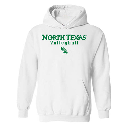 North Texas - NCAA Women's Volleyball : Alexa Washington - Classic Shersey Hooded Sweatshirt-0