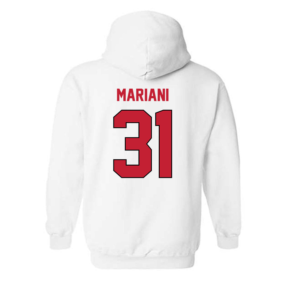 St. Johns - NCAA Women's Soccer : Maddie Mariani - Replica Shersey Hooded Sweatshirt-1