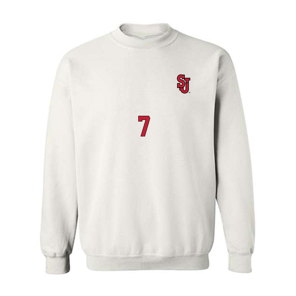 St. Johns - NCAA Women's Soccer : Molly McGlame - Crewneck Sweatshirt Replica Shersey
