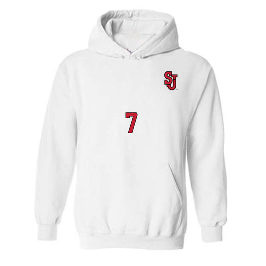 St. Johns - NCAA Women's Soccer : Molly McGlame - Hooded Sweatshirt Replica Shersey