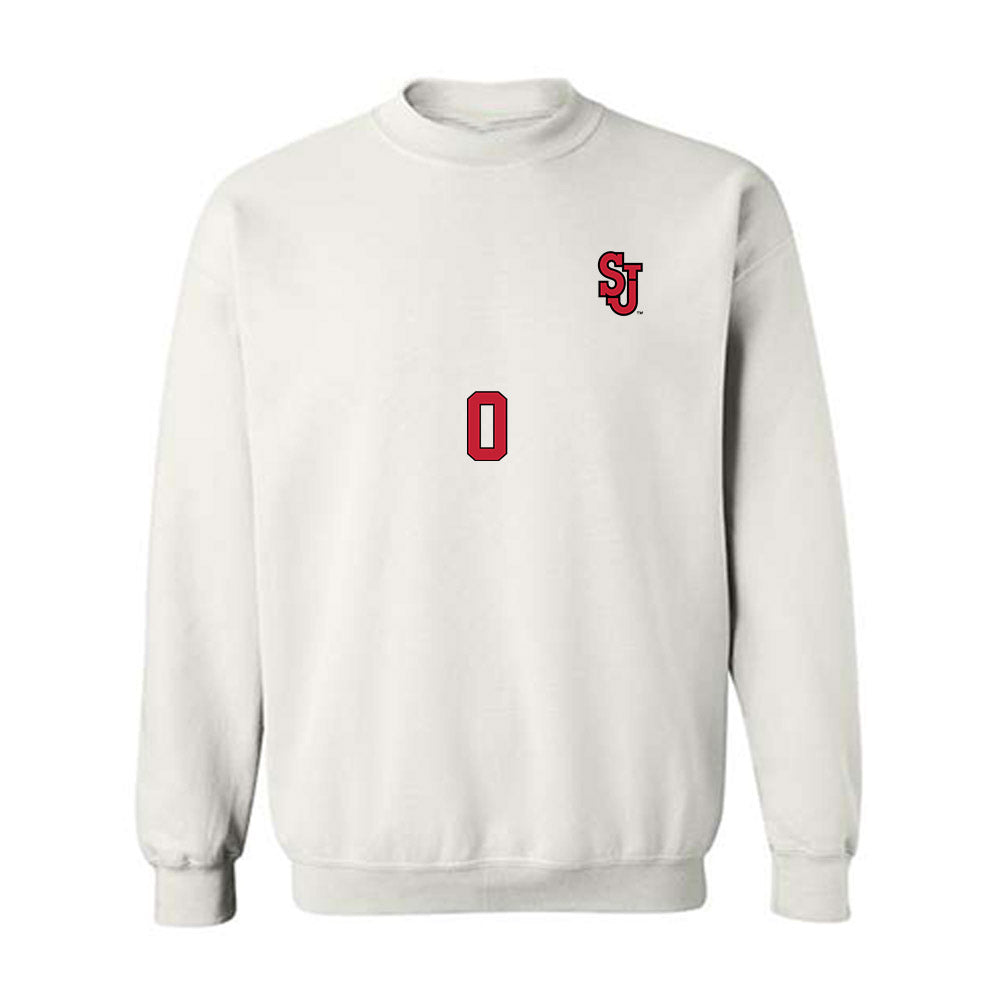 St. Johns - NCAA Women's Soccer : Kayla Bower - Crewneck Sweatshirt Replica Shersey