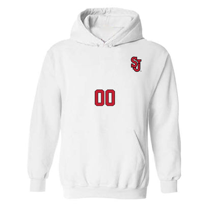St. Johns - NCAA Women's Soccer : Iris de Rouw - Replica Shersey Hooded Sweatshirt-0