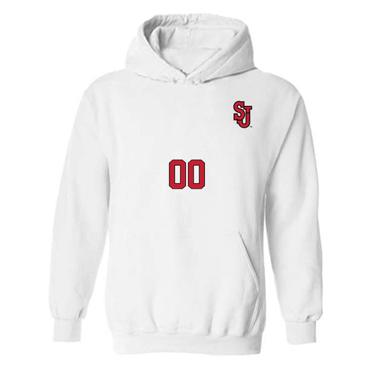 St. Johns - NCAA Women's Soccer : Iris de Rouw - Replica Shersey Hooded Sweatshirt-0