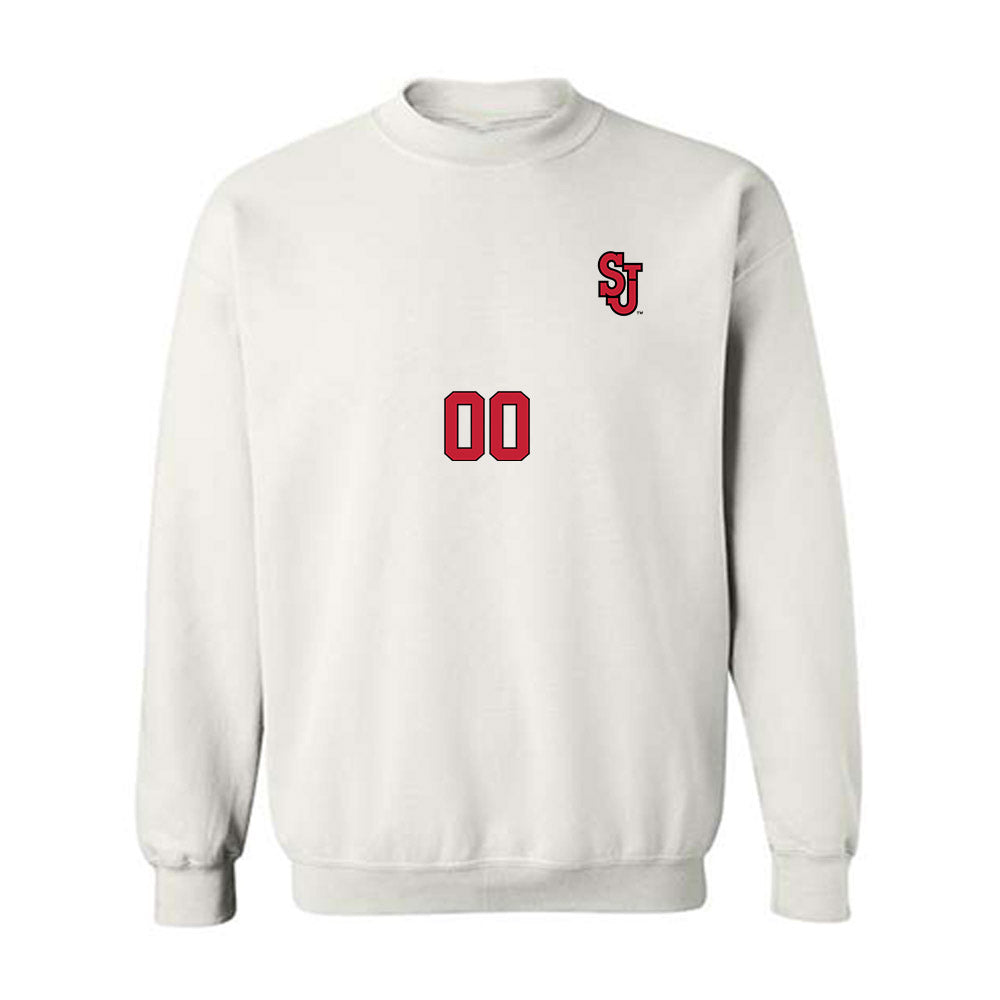 St. Johns - NCAA Women's Soccer : Iris de Rouw - Replica Shersey Crewneck Sweatshirt-0